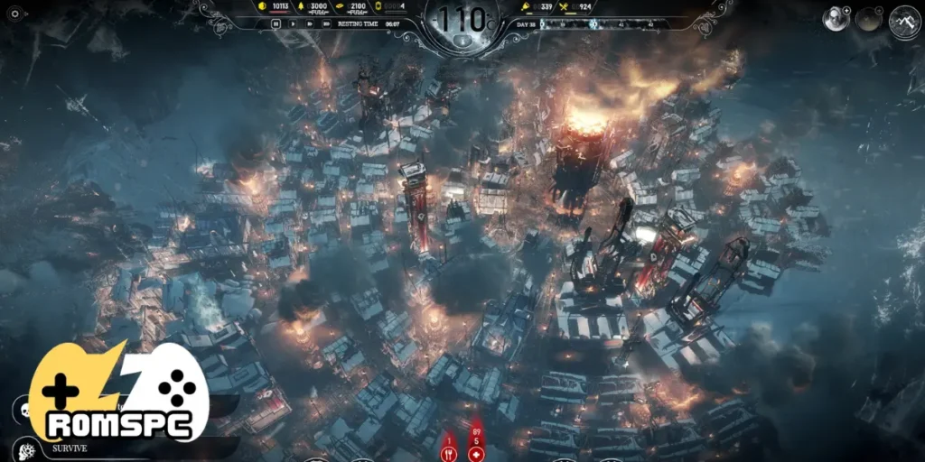 Frostpunk features