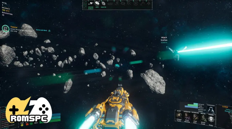 Cosmic Miners features