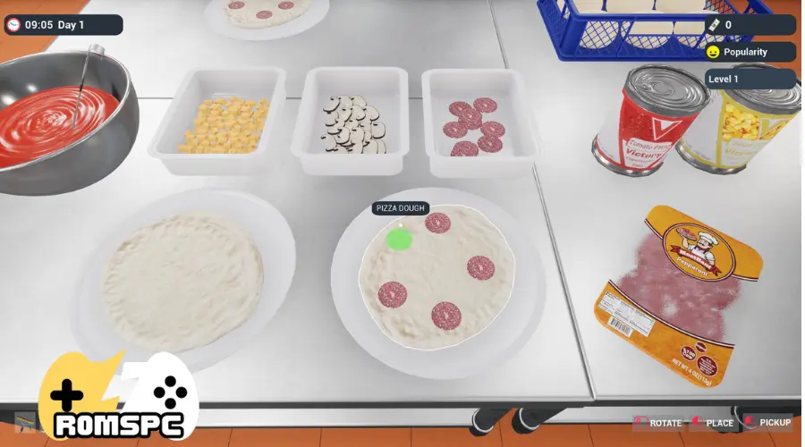 Road Food Simulator features
